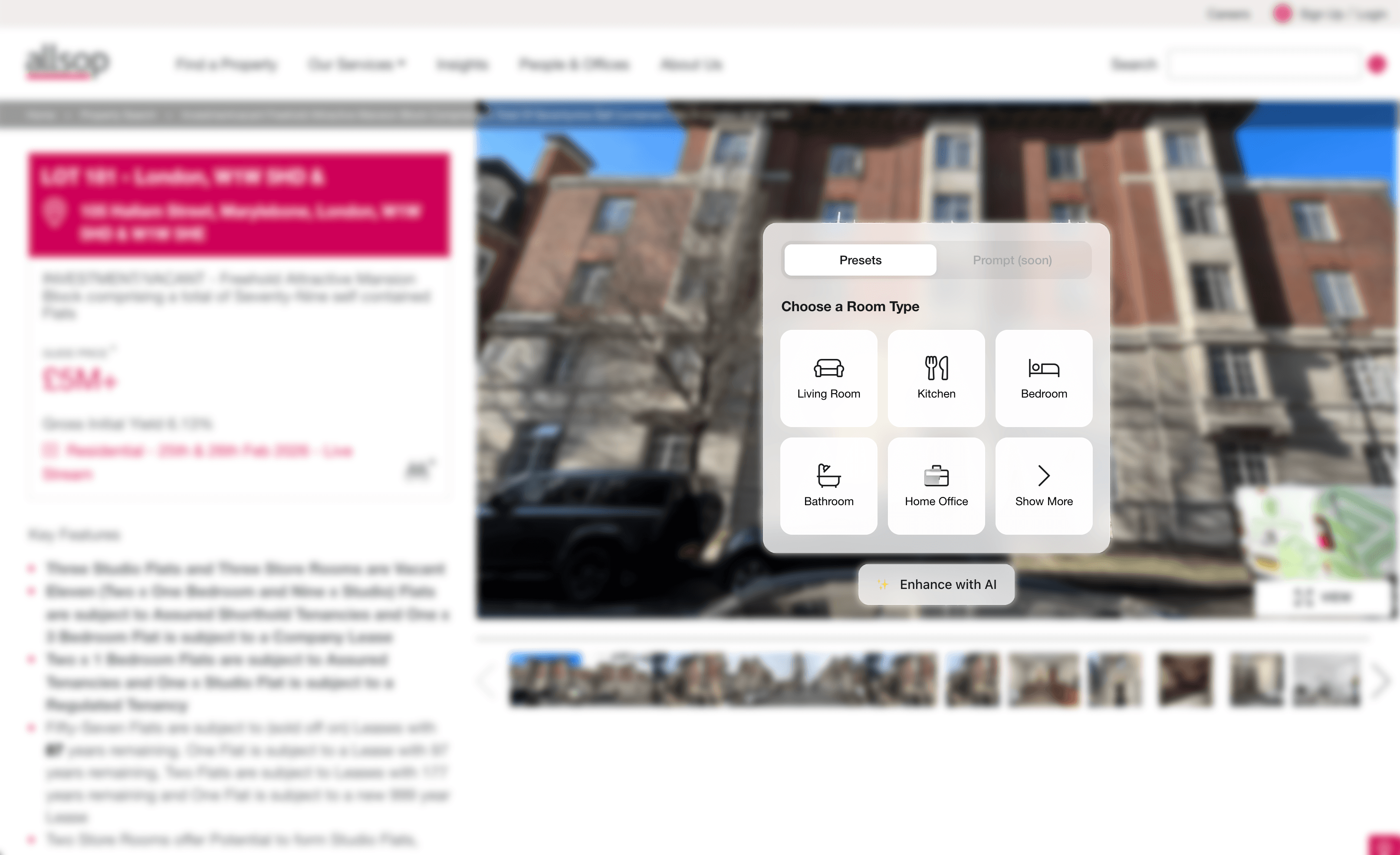 AI Interior Design Widget
